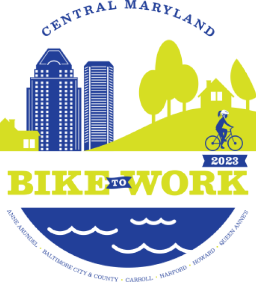 Bike to Work Central Maryland 2023 logo