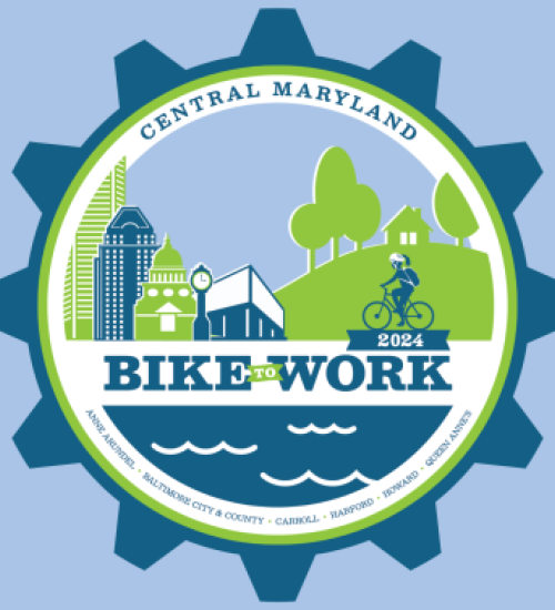 Bike to Work Central Maryland 2024 logo