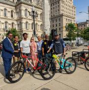 Thanks to Trek Bicycle for sponsoring Bike to Work Week and raffling off bikes to 10 randomly chosen City employees.